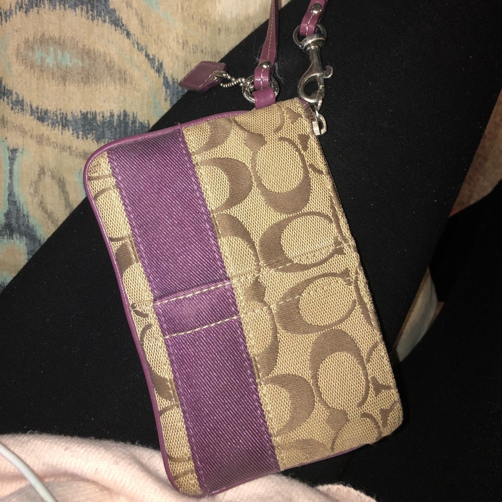 Coach wristlet